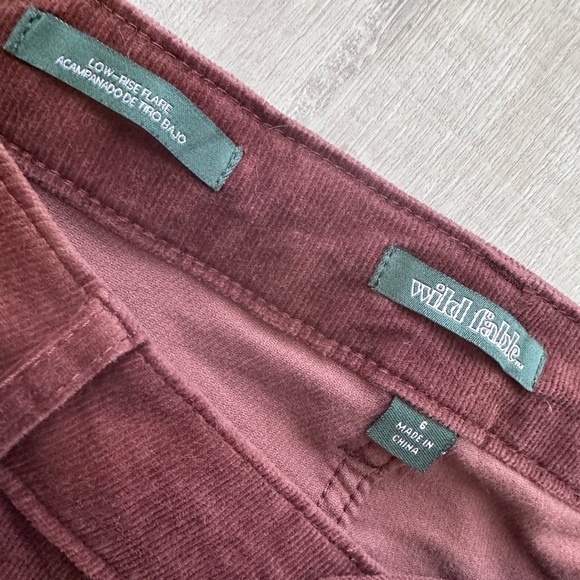 Wild Fable Brown Flare Corduroy Pants - Picture 3 of 4